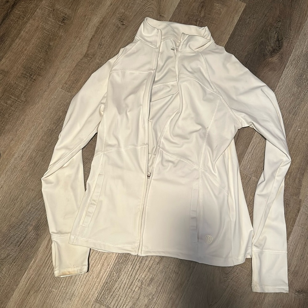 White athletic jacket